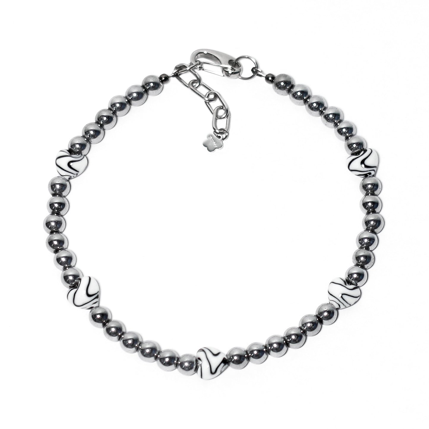 Zebra Heart Necklace