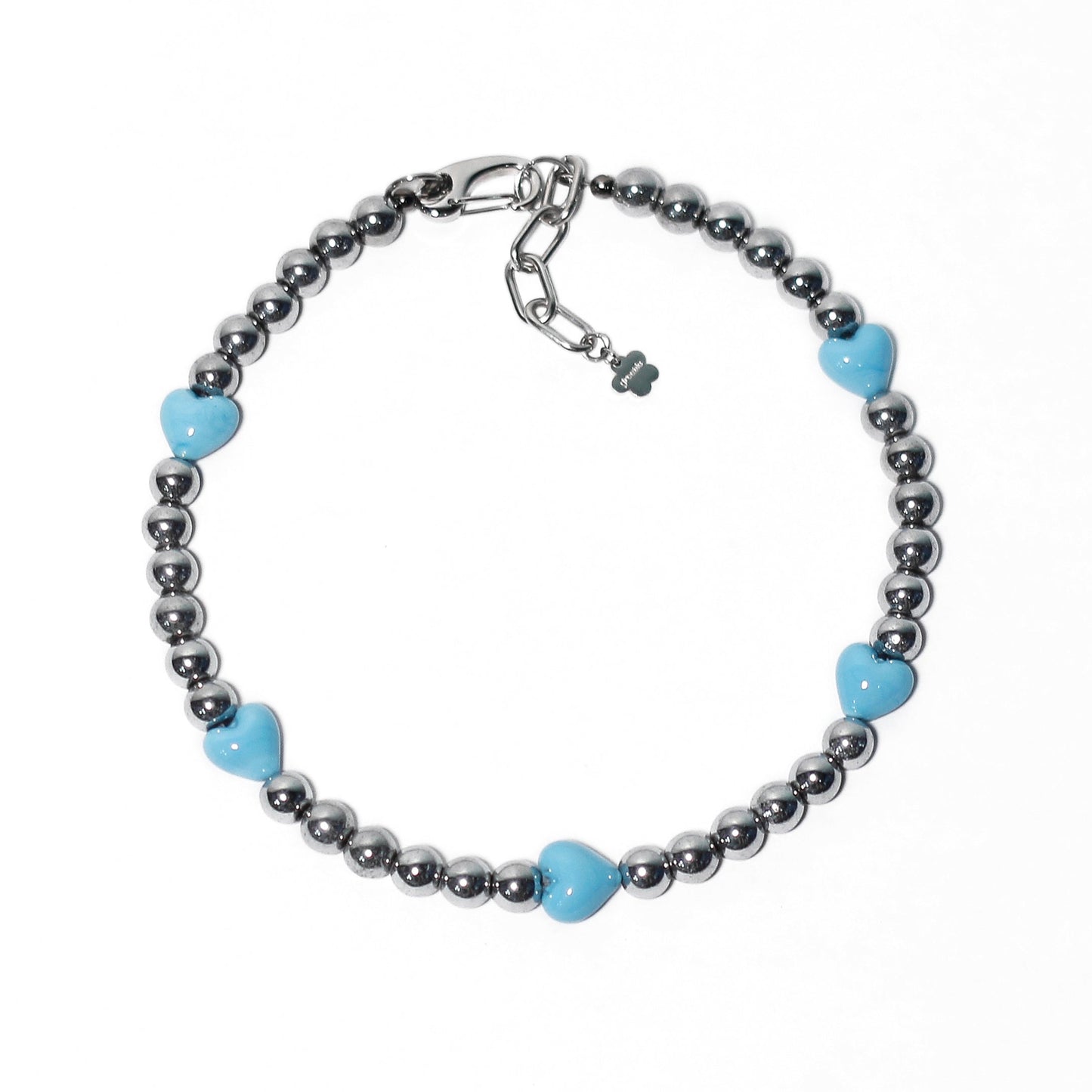 Baby Blue Heart Necklace