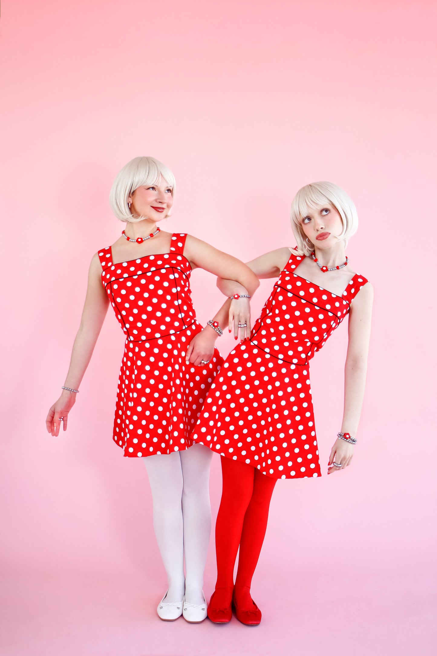 Flower Power Red Necklace