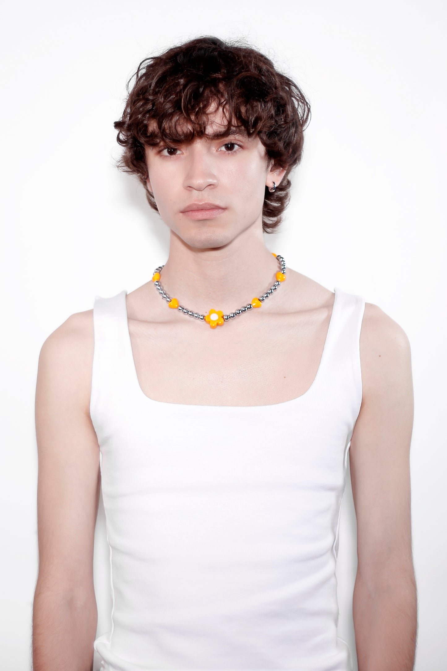 Flower Power Yellow Necklace