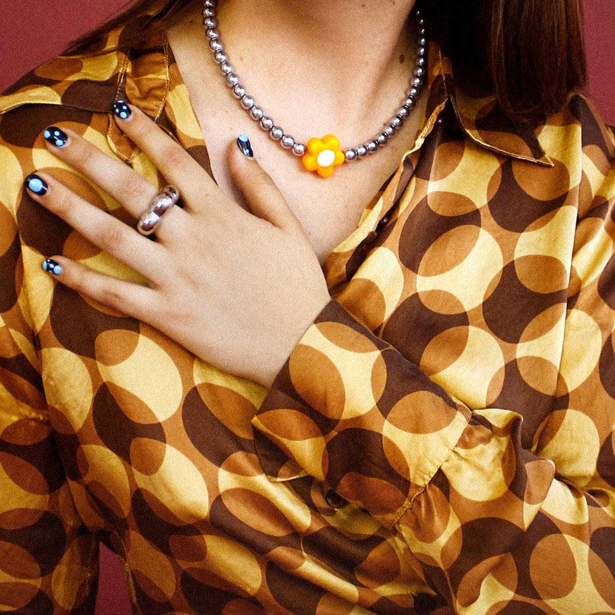 Bloom Yellow Necklace