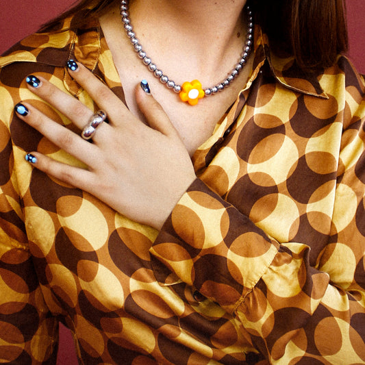 Bloom Yellow Necklace