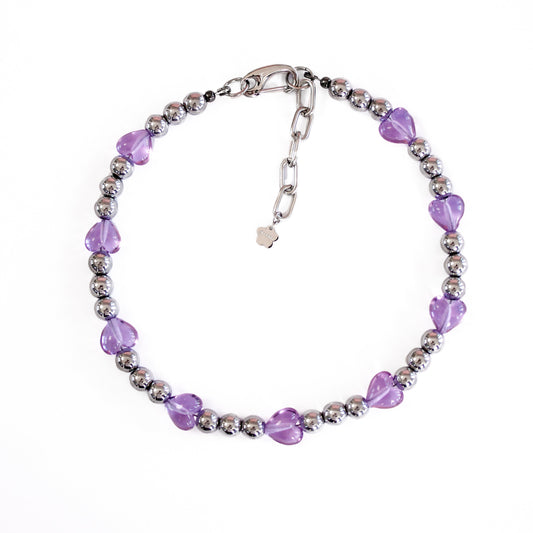 Purple Heart Necklace