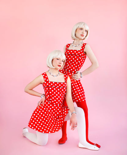 Flower Power White Necklace